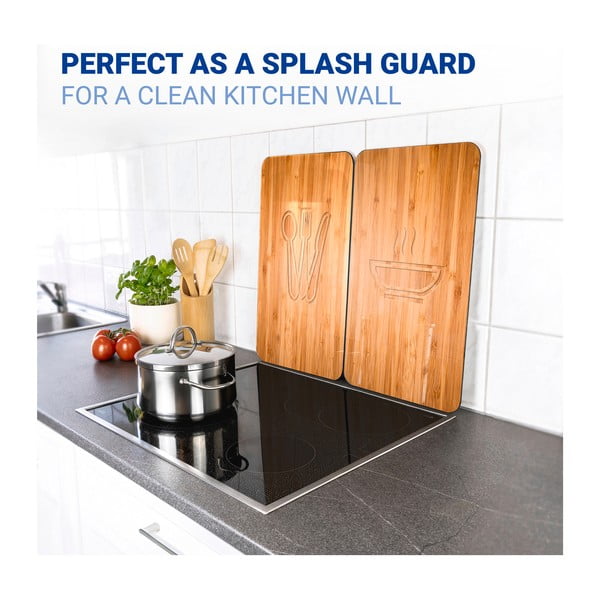 Klaasist pliidikatte komplekt 2 tk, 52 x 30 cm Lunch - Wenko-image-4