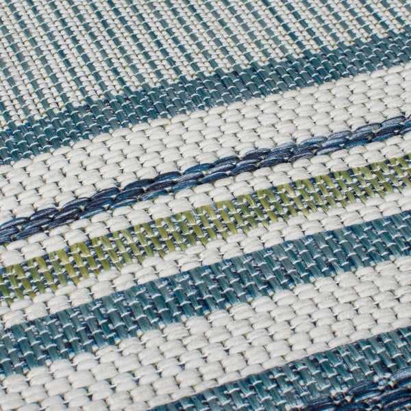 Roheline-sinine sise- ja välisvaip 120x170 cm Roma Stripe - Flair Rugs-image-3