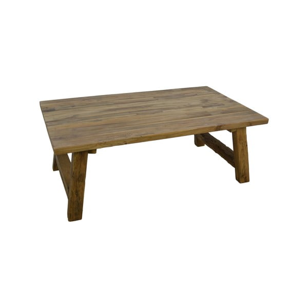 Konferenční stolek z neopracovaného teakového dřeva HSM collection Lawas, 70 x 120 cm