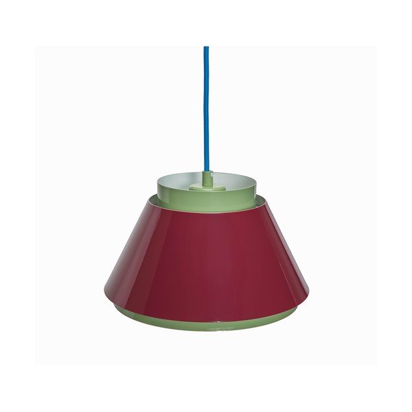 Punane/roheline metallist ripplamp ø 25 cm Remi - Hübsch-image-2
