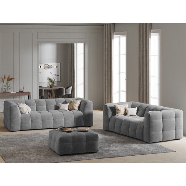 Hall sametist puff Vesta - Windsor & Co Sofas-image-1