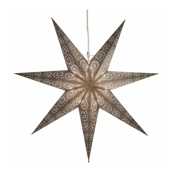 Závěsná svítící hvězda Antique Grey, 80 cm