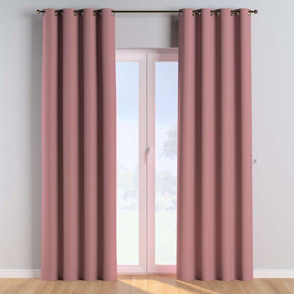 Roosa kardin 260x130 cm Cotton Story - Yellow Tipi-image-1