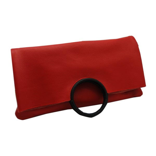 Tmavě červené psaníčko / kabelka z pravé kůže Andrea Cardone Kalso