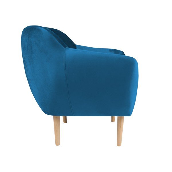Modré křeslo Mazzini Sofas Benito-image-1