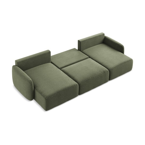 Roheline diivanvoodi koos panipaigaga nurgadiivaniga Kalena - Makamii-image-4