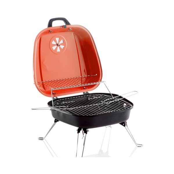 Přenosný gril Barbecue, červený-image-1