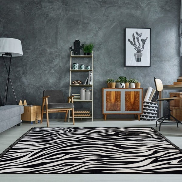Dube Sided vaip Zebra, 80 x 150 cm - Kate Louise-image-1