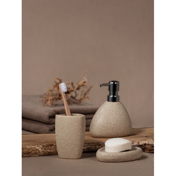 Beež keraamiline tass hambaharjade jaoks Pion - Wenko-image-4