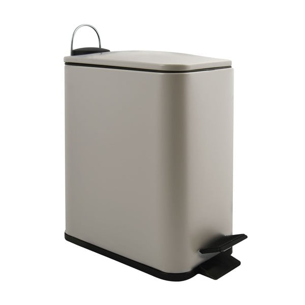 Hallikaspruun terasest prügikast 5 l Erik - Spirella