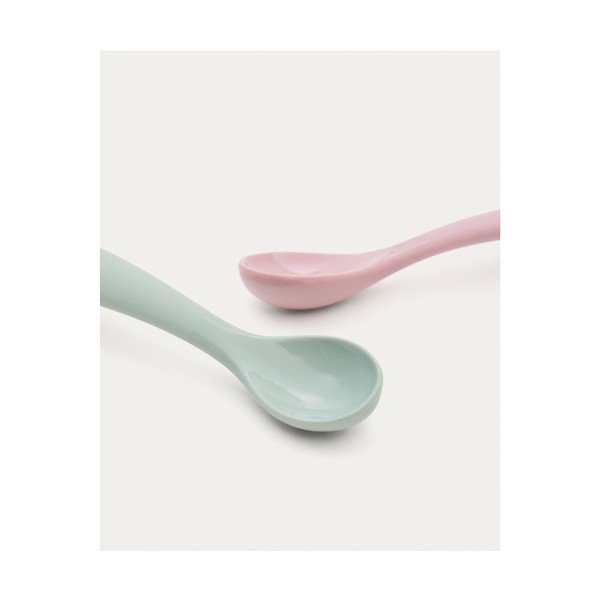 Roosad/türkiissinised plastikust/silikoonist beebilusikad 2 tk komplektis Lili - Kave Home-image-4