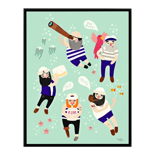 Plakát Michelle Carlslund Sailor Friends, 30 x 40 cm
