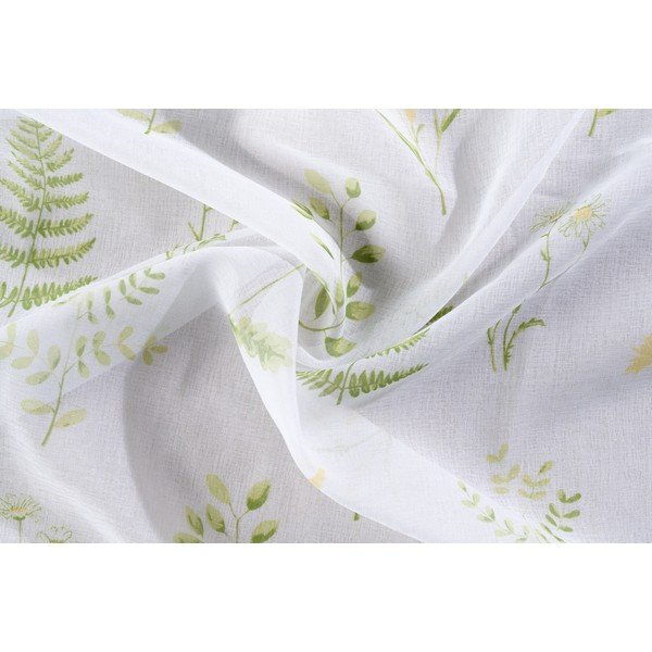 Valge-roheline kardin 140x245 cm Caledonia - Mendola Fabrics-image-2