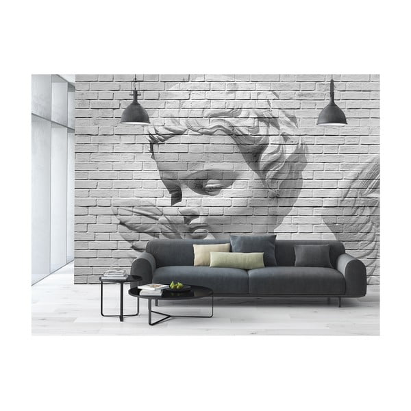 Velkoformátová tapeta Angel Brick Wall, 366x254 cm-image-1