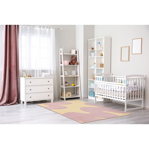 Kollane-roosa laste vaip 160x230 cm Hugsy Vanilla - FD-image-1