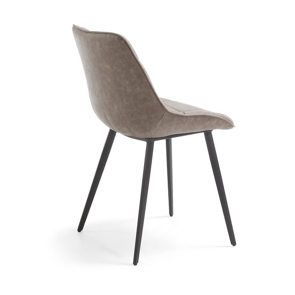 Beeži ja halli värvi söögitool Adah - Kave Home-image-3