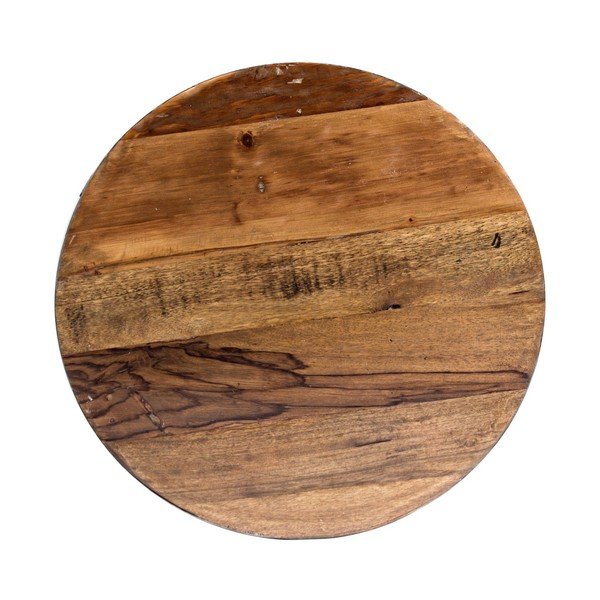 Hall/naturaalne metall ümmargune kohvilaud ø 70 cm Lancaster - Bizzotto-image-2