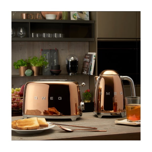 Roosakas kuldne röster 50's Retro Style - SMEG-image-1