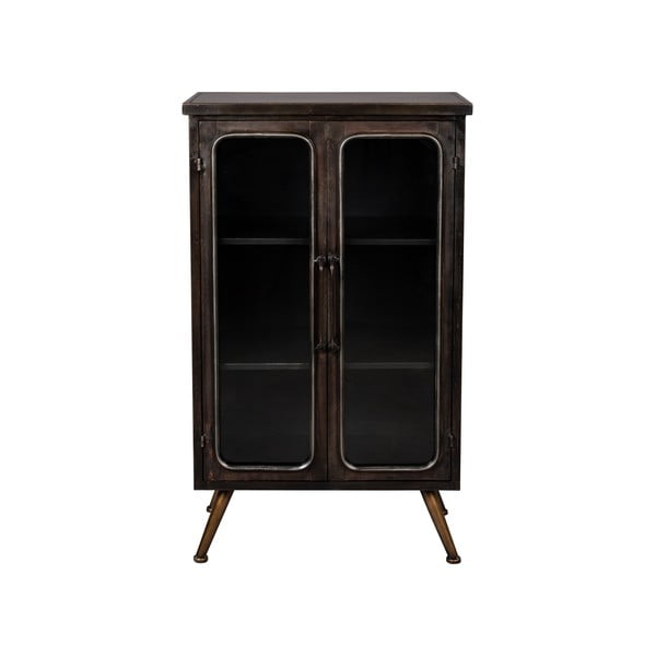 Must metallist vitriinkapp 60x100x35 cm Denza - Dutchbone