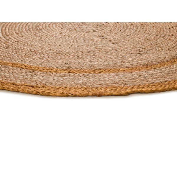 Sinepi-puiduvärvi ümmargune vaip ø 120 cm Mahon - Universal-image-3