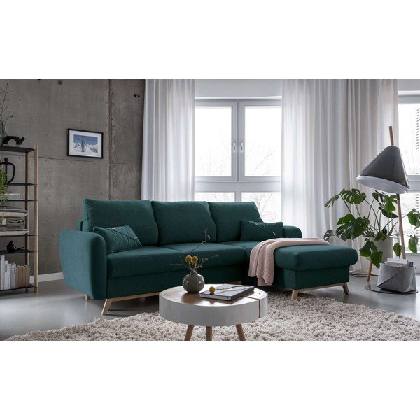 Türkiissinine nurgas diivanvoodi , paremas nurgas Scandic Lagom - Miuform-image-3