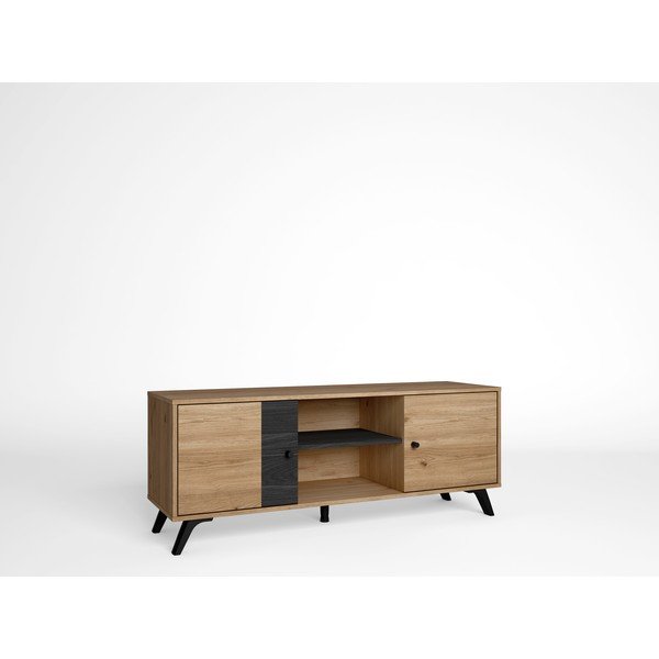 Must telerilaud tammepuust 136x53 cm Natura - Marckeric-image-2