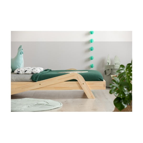 Laste voodi männipuidust Zigzag, 80 x 200 cm - Adeko-image-3