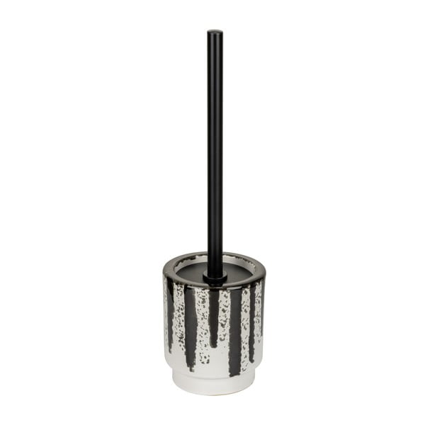 Must-valge keraamiline tualetthari Subiza - Wenko