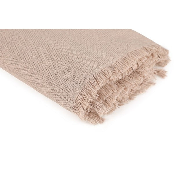 Pruun voodikate taaskasutatud puuvillast 170x205 cm Merlin - Mijolnir-image-3