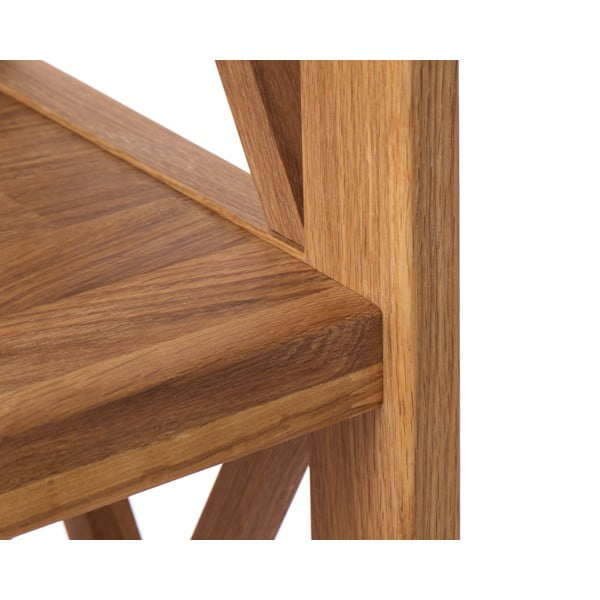 Tammepuidust riiul 70x124 cm X-Shelf - Unique Furniture-image-3