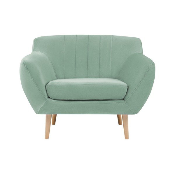 Mintsaroheline sametist tugitool Sardaigne - Mazzini Sofas