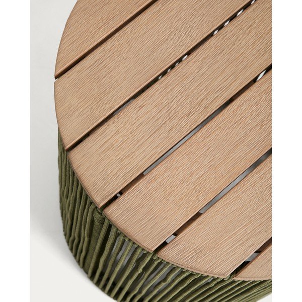 Ümmargune aialaud akaatsiaplaadiga ø 40 cm Dandara - Kave Home-image-4