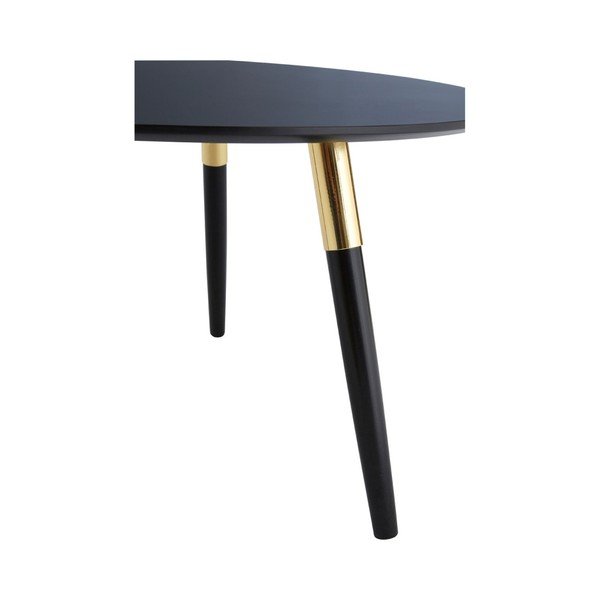 Must ümmargune diivanilaud ø 80 cm Nostra – Premier Housewares-image-1