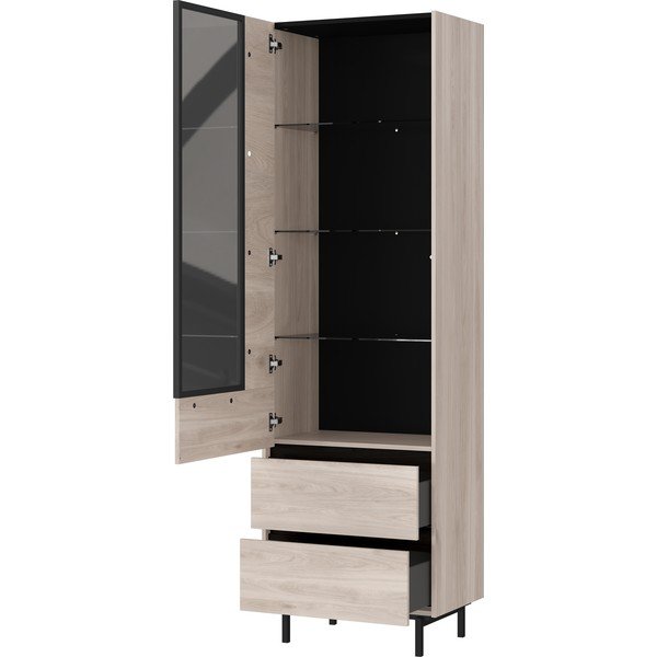 Vitriinkapp tammepuust 64x206 cm Cantoria - Germania-image-4