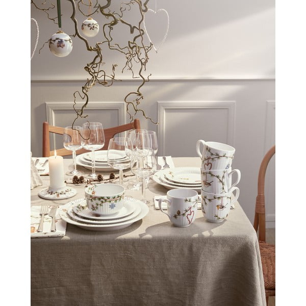 Jõulumotiividega portselanist küünlaalune Hammershøi Christmas - Kähler Design-image-2