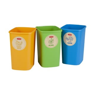 3 prügikasti ECO komplekt, 10 l Eco - Curver