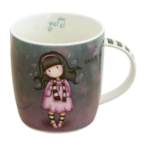 Hrnek z kostního porcelánu Santoro London Gorjuss Little Song, 330 ml-image-2