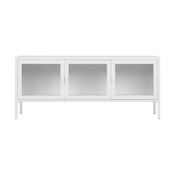 Valge metallist telerilaud 130x55 cm Brisbane - House Nordic