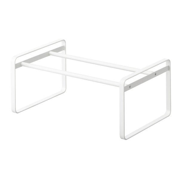 Valge metallist teleskoopjalanõude riiul Kobe - YAMAZAKI-image-2