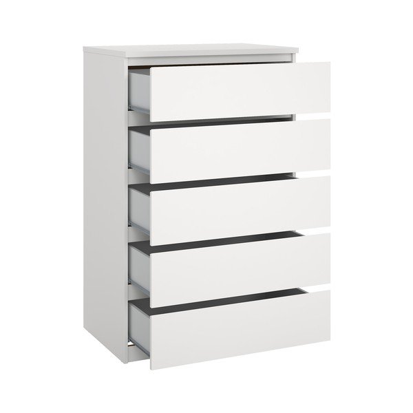 Valge kummut 77x121x50 cm Naia - Tvilum-image-2