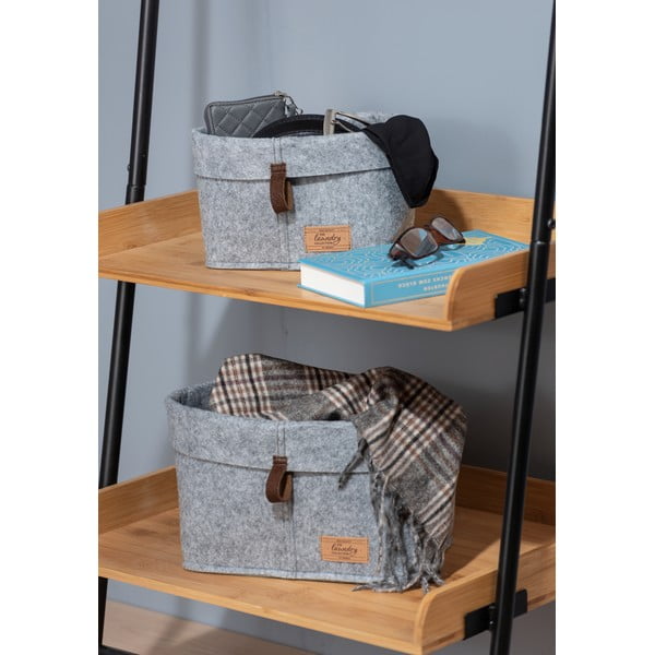 Hall tekstiilist organiseerija Vilt, 18 x 12 cm Feli - Wenko-image-1