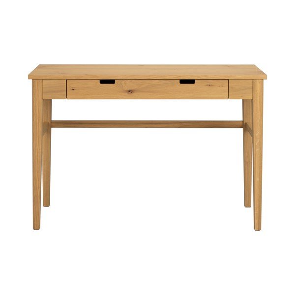Konsoollaud naturaalses värvitoonis tammepuust pealispinnaga 40x110 cm Garrison - Rowico-image-4