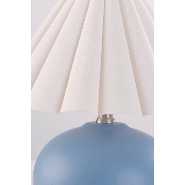 Valge/sinine keraamiline laualamp (kõrgus 34 cm) Crasso - Jotex-image-3