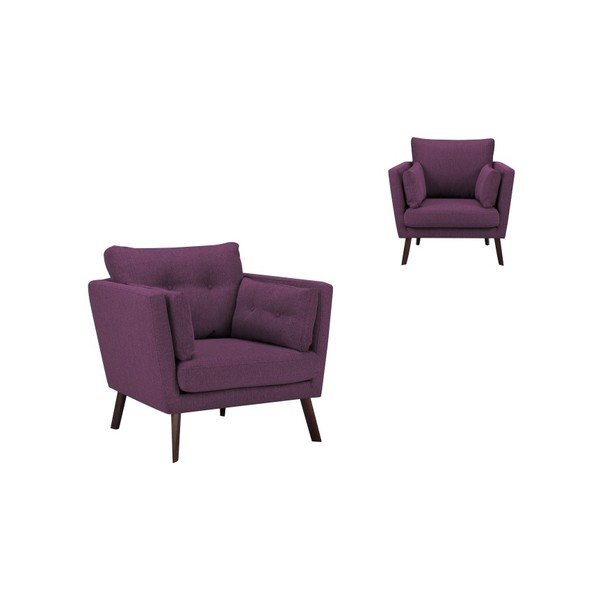 Fialové křeslo Mazzini Sofas Elena-image-2