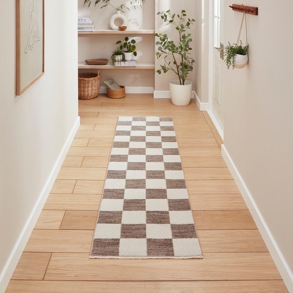 Pruun koridorivaip 60x230 cm Baltimore - Think Rugs-image-1