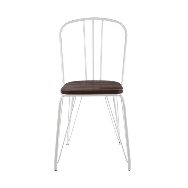 Valge/naturaalse jalakapuidust söögitool District - Premier Housewares-image-2