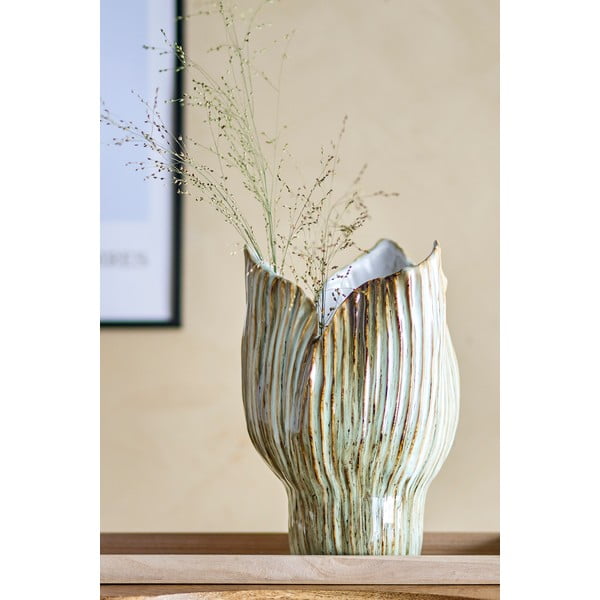 Heleroheline kivikeraamikast vaas (kõrgus 30 cm) Mahira - Bloomingville-image-1