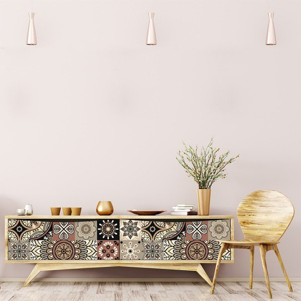 Sada 30 samolepek na nábytek Ambiance Tiles Stickers For Furniture Cineloto Mento, 15 x 15 cm-image-3