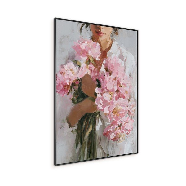 Trükitud pilt raamiga/lõuendil 70x100 cm Floral Embrace - Styler-image-4