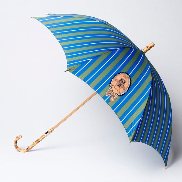 Deštník Alvarez Stripe Blue Green Illustration